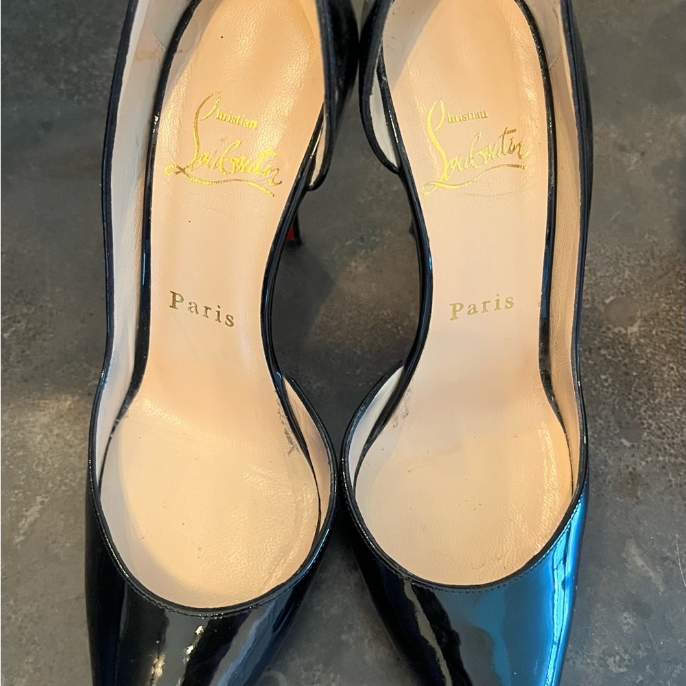 Christian Louboutin Shiny Black Heels